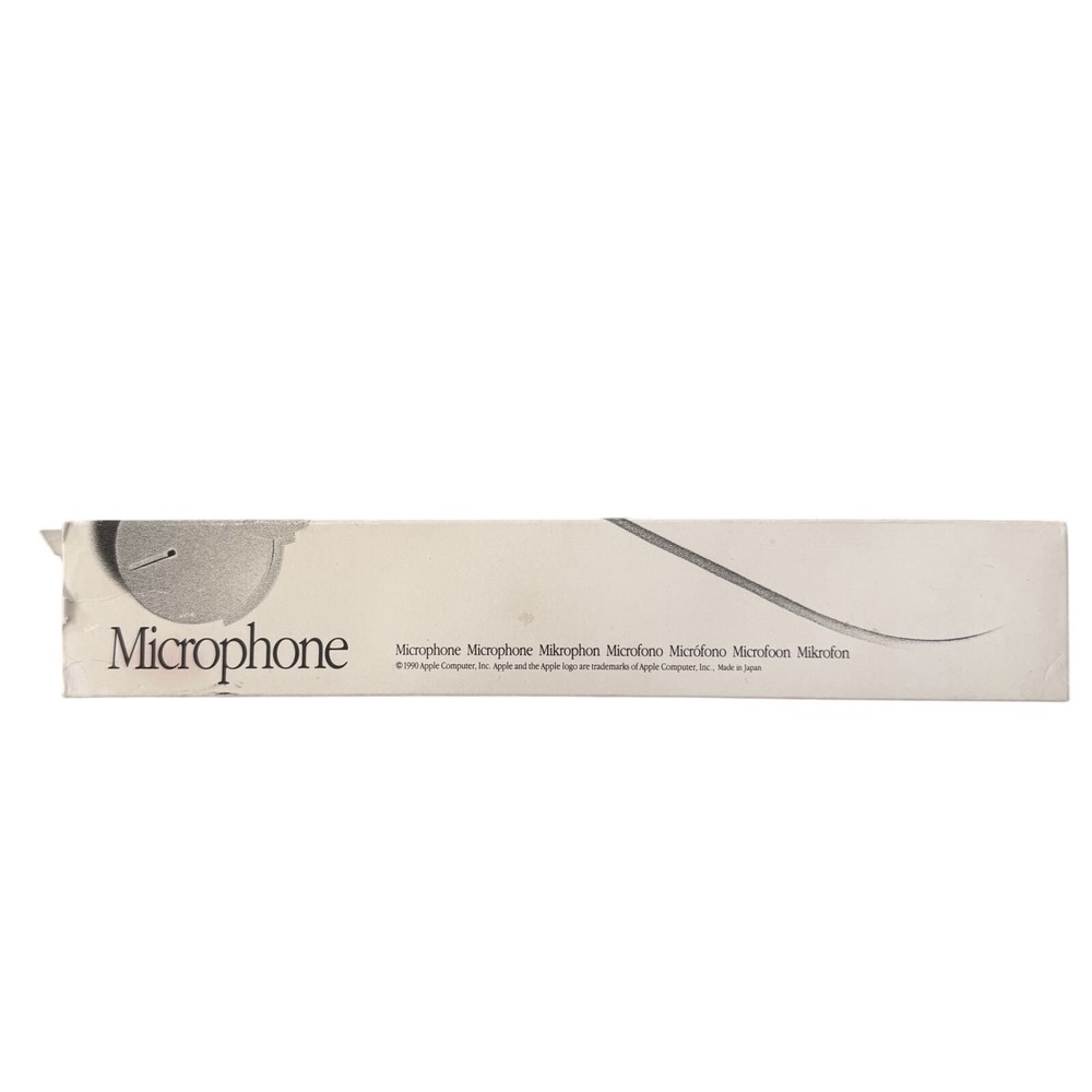 Vintage Apple‎ Macintosh Microphone M9060 – New in Box – 1990s – Rare